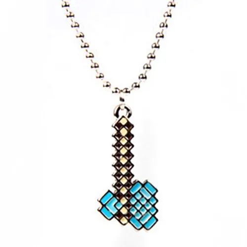 Colar Machado Diamante Minecraft