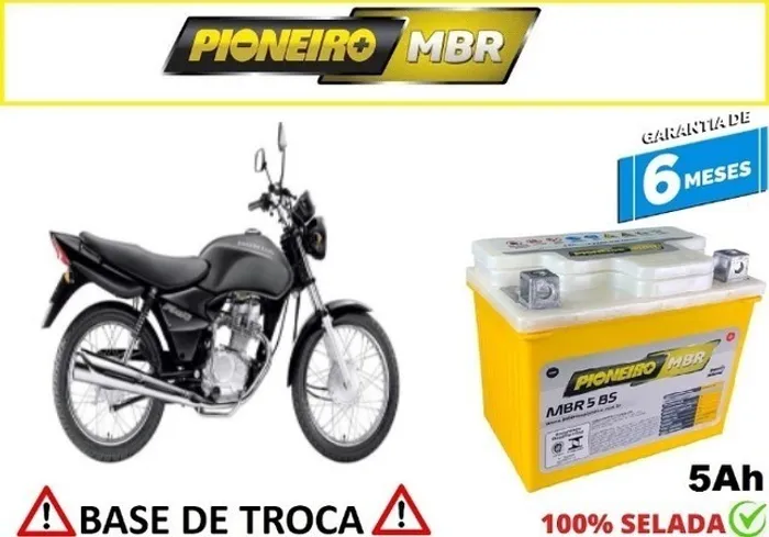 Bateria Automotiva Pioneiro 5AH Fan 2006