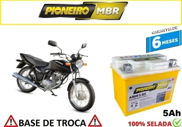 Bateria Automotiva Pioneiro 5AH Fan 2004