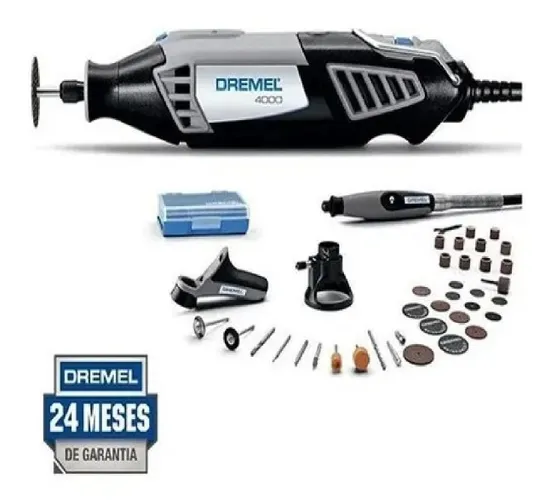 Micro Retífica Elétrica 4000 C/ 36 Acessórios 220v - Dremel