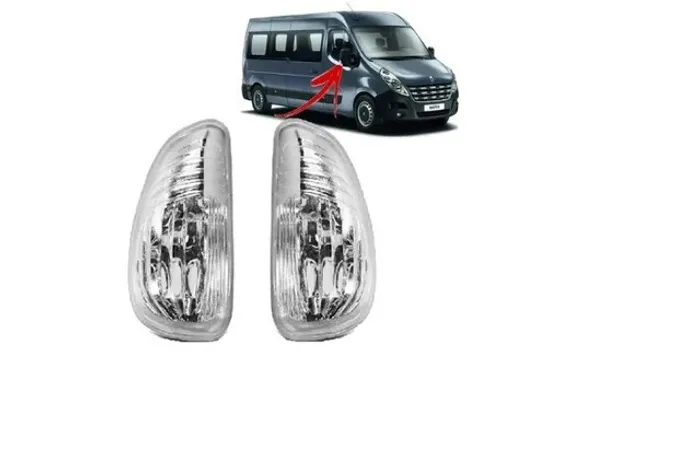 Par Pisca Seta Retrovisor Renault Master 2013 a 2019
