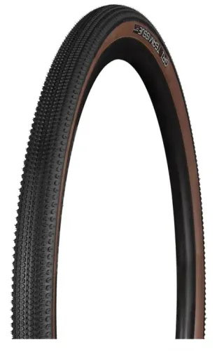 1 PNEU Bontrager GR1 TEAM ARO 700-40 Tubeless Marrom Cascalho