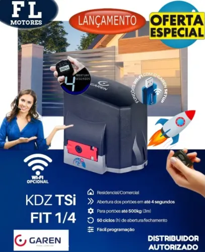 Motor para portão de correr Garen TSI