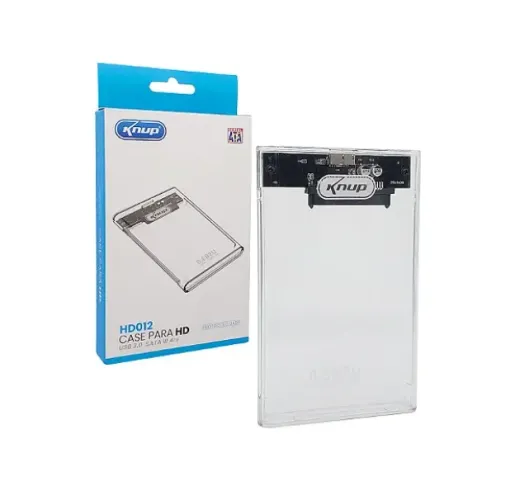 CASE HD 2,5? USB 3.0 SATA TRANSPARENTE KNUP KP-HD12