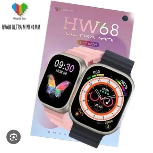 Relógio Inteligente Smartwatch Hw68 Ultra<br>Mini 41mm Gps<br>