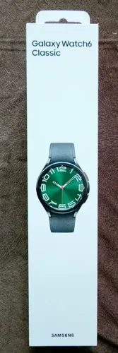 Smartwatch Samsung Galaxy Watch 6 Classic LTE 47mm, lacrado. Parcelo no cartão.