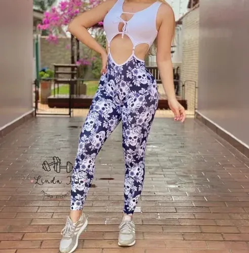 Macacão Anne Fitness - veste P e M