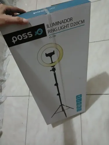 Iluminador Ring Light D20cm - Poss LACRADO