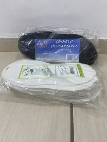 Chinelos descartáveis (125 pares)
