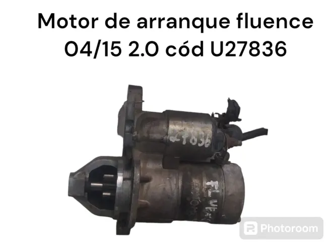 Motor de arranque fluence 04/15 2.0 cód U27836