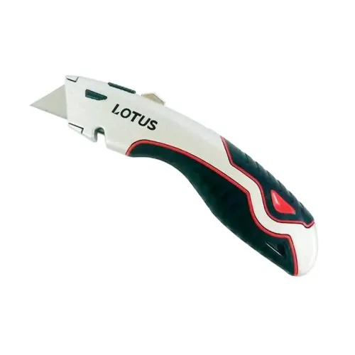 Estilete Trapezoidal Profissional em Liga de Alumínio 2 Lâminas Lotus 2345