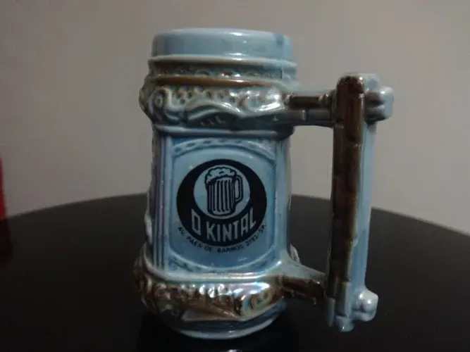 Caneco de chopp antigo de porcelana