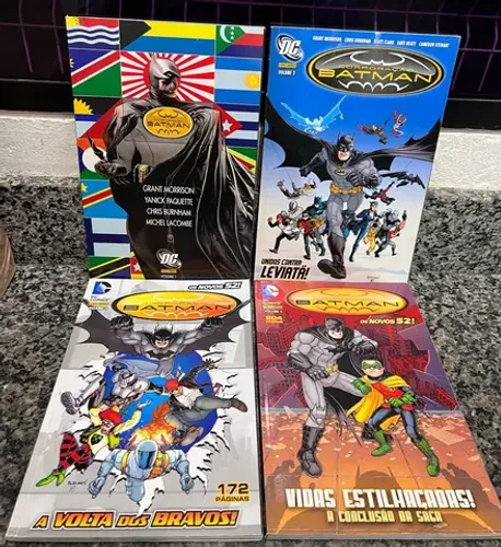 Corporação Batman completa em 4 edições, em perfeito estado.