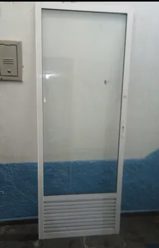 Porta Vidro Aluminio 1 Folha