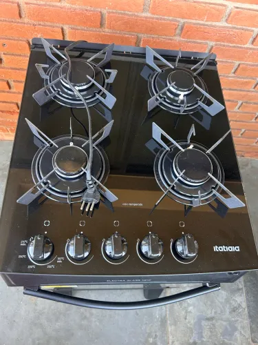 Fogão 4 bocas elétrico bivolt 