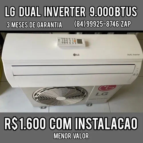 Vendo AR-CONDICIONADO LG dual inverter 9.000 BTUs