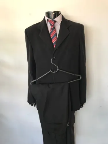 Terno Preto Clássico Completo