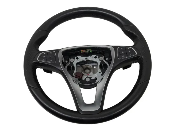Volante Com Controle Som Mercedes C200 2.0 16v 2016 Preto