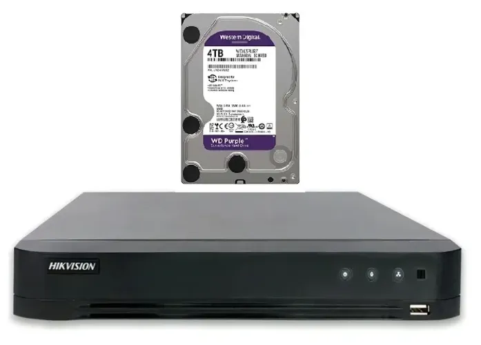 Dvr Hikvision 16 Canais + HD 4TB