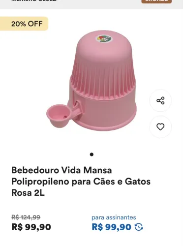 Bebedouro Pet Lambe Lambe