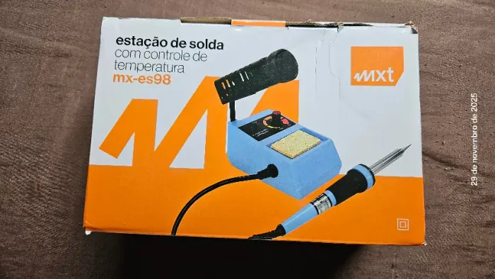 Estação de Solda de 40W mxt temperatura ajustável+Esponja