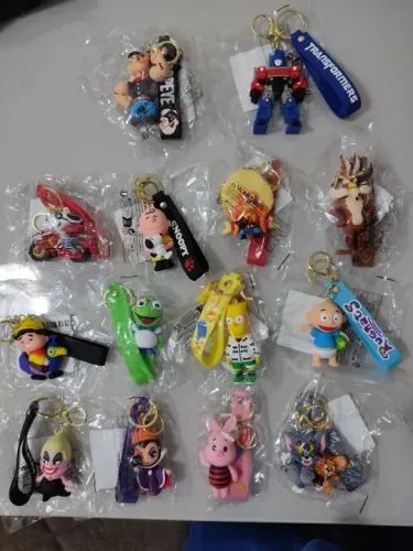 Chaveiros Desenhos Animados preço por unidade 