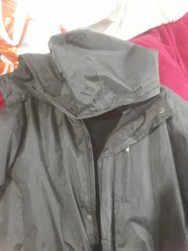 Casaco Masculino cinza impermeável 