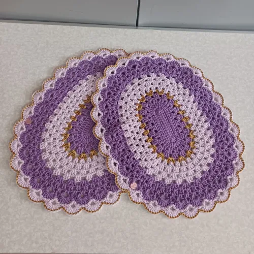 Sousplat Napolitano - lavanda/lilás candy