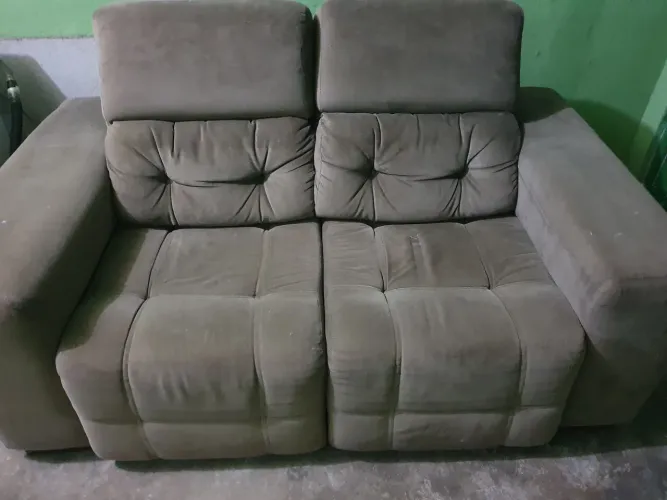 Sofá reclinável 2 lugares