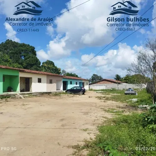 Terreno no centro da cidade de Conde-PB(com 7 casa tipo vila dentro)