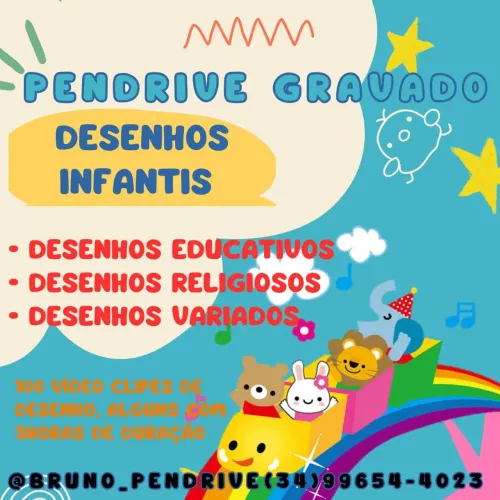 Pendrive desenhos 
