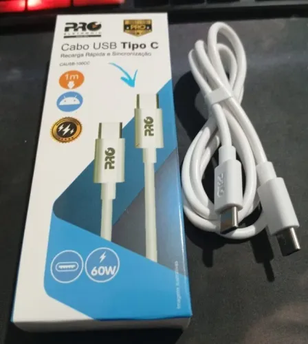 Cabo Tipo-c Macho x Tipo-c Macho, 1 metro