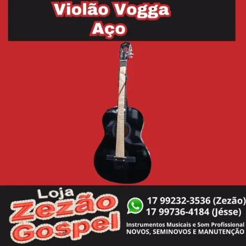 Violão Vogga Aço - Qualidade e ótimo custo-benefício! Fazemos Entregas