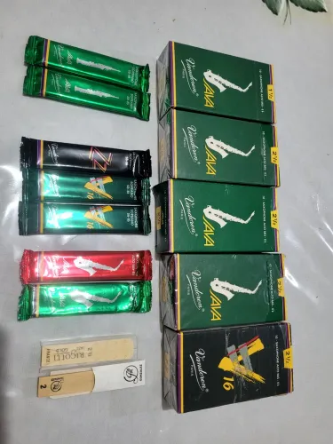 Palhetas para Sax alto e soprano Vandoren e Rigotti