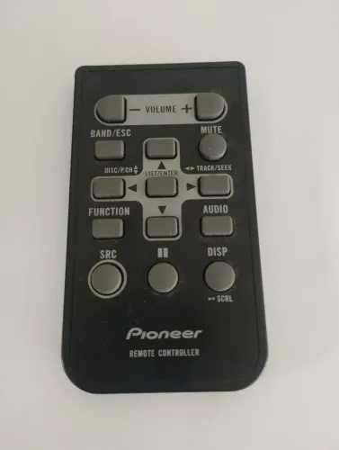Controle Remoto Pioneer para Som Automotivo