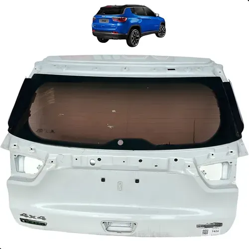 Tampa Traseiro Porta Malas Jeep Compass 2016 2017 2018 2021 Branca
