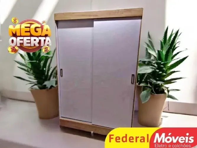 GUARDA ROUPA BRANCO 2 PORTAS (ENTREGA HOJE) ENTRE EM CONTATO