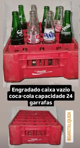 Engradado caixa para garrafas de vidro 290ml para 24 garrafas
