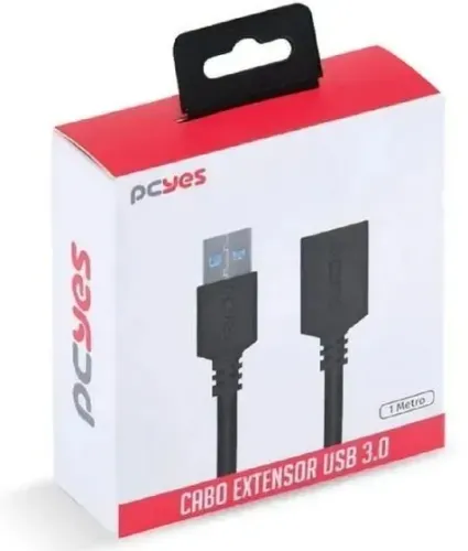 Cabo Extensor Usb A 3.0 M P/ F 2M - Puamf3-2 - Usb Macho x Femea Loja Coimbra Computadores
