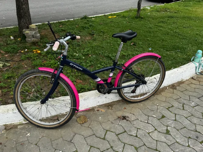 Bicicleta aro 24 feminina Btwin