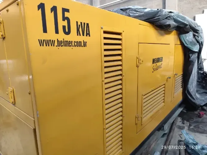 Gerador de energia 115 KVA super silenciado.