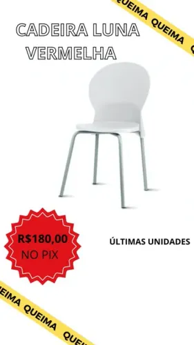 cadeira luna - cadeira para refeitório- cadeira para cozinha - cadeira para buffet