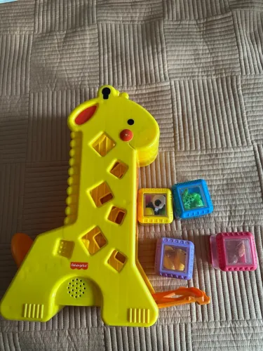Girafa com blocos fisher price
