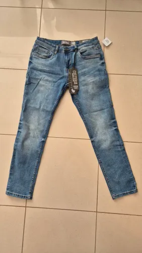 Calça Jeans Clara Slim Stretch 42 masculina