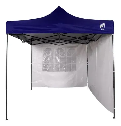 Gazebo Articulado Aluminizado 2x2 Tendas Wild Com 2 Paredes