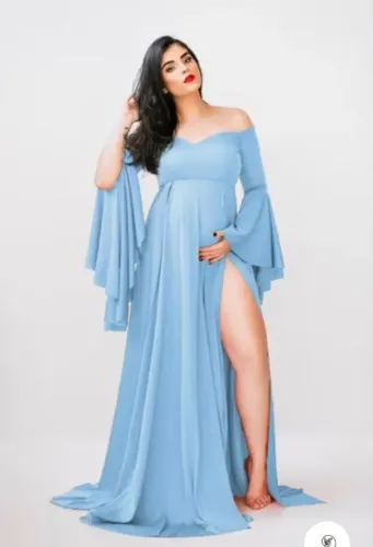 Vestido para ensaio de gestante 