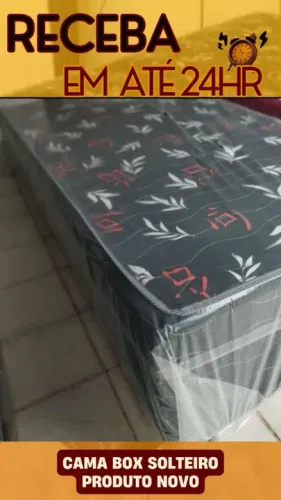 Cama Box solteiro garantia de 90dias 1.88por0.88
