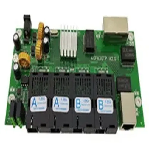 Switch Metro Ethernet 2 Portas Rj45 E 4 Fibras giga /1000 m  SC  1973 d424