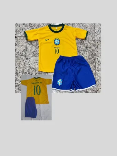 Conjunto infantil camisa + chort  Brasil 