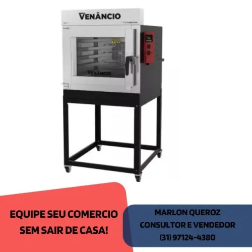 Forno Turbo Elétrico Twister 5 Esteiras Venâncio Trifásico 220V